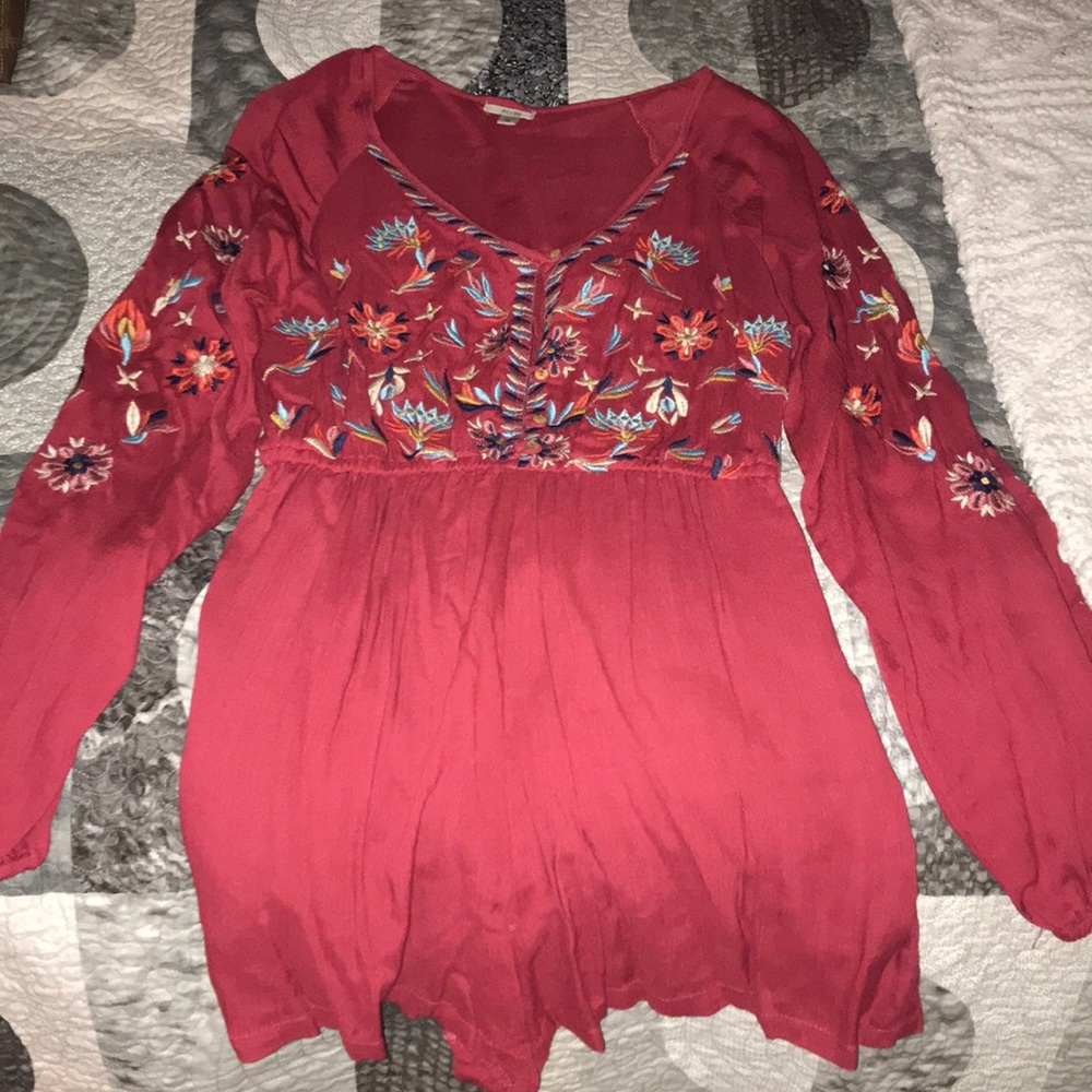 Long sleeve romper